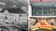 Bergen hovedbibliotek - før og nå Bergen hovedbibliotek - før og nå