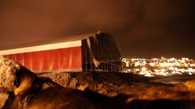 Flerbrukshallen i Honningsvåg (Foto: Rune Dyrstad)