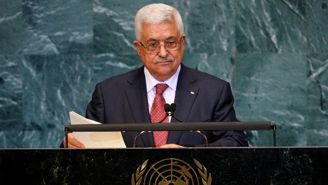 Mahmoud Abbas i FN (Foto: CHIP EAST/Reuters) Mahmoud Abbas i FN (Foto: CHIP EAST/Reuters)