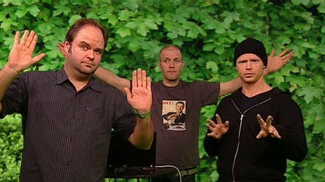 Atle, Bård og Harald på nettsending (NRK) Atle, Bård og Harald på nettsending (NRK)
