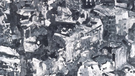 Richter: Stadtbild Paris (utsnitt) 1968 (200 x 200 cm). (Foto: Richter Archive) Richter: Stadtbild Paris (utsnitt) 1968 (200 x 200 cm). (Foto: Richter Archive)