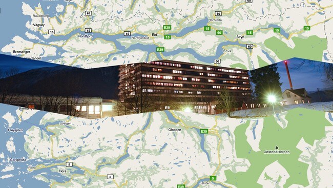 Nordfjordingane kjenner seg svikta av fylket i sjukehussaka. (Foto: Fotomontasje)