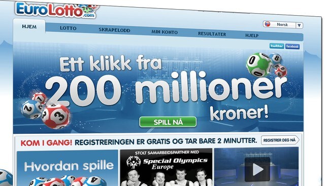 Eurolotto skjermdump (Foto: Faksimile: Eurolotto.com)