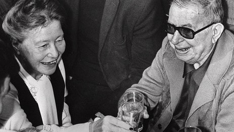 Simone de Beauvoir og Jean-Paul Sartre (AP) Simone de Beauvoir og Jean-Paul Sartre (AP)