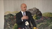 - Vi viker ikke av for vold - Pressekonferanse med sveriges statsminister Fredrik Reinfeldt