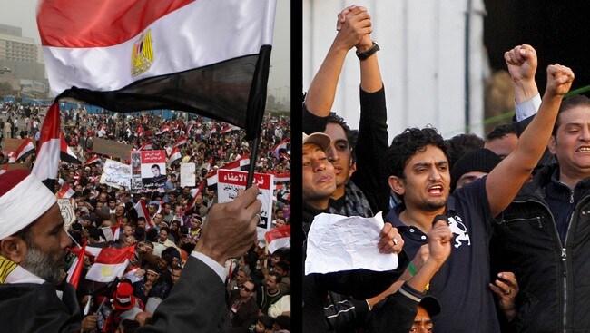Tahrir-plassen/Wael Ghonim (Foto: Tara Todras-Whitehill/Ap) Tahrir-plassen/Wael Ghonim (Foto: Tara Todras-Whitehill/Ap)