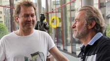 Nils Petter Molvær, Edvard Grieg og Erling Wicklund (Foto: Bård Skar/NRK) Nils Petter Molvær, Edvard Grieg og Erling Wicklund (Foto: Bård Skar/NRK)