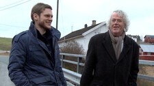 Dag Solstad og Hans Olav Brenner (Foto: Helge Krabye/NRK)