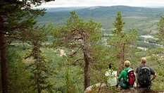 Den bratteste veien til Klanken byr på tøff stigning og et flott utsiktspunkt.