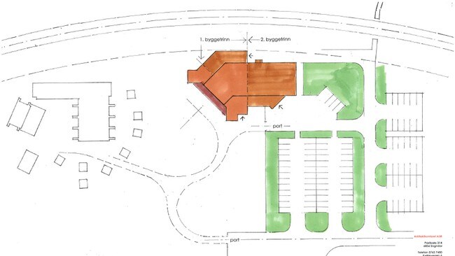 Planar for Parken i Gaupne (Arkitektkontoret A38) Planar for Parken i Gaupne (Arkitektkontoret A38)