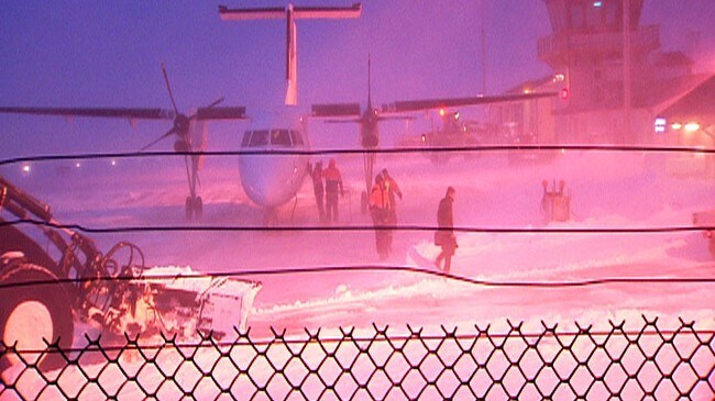 Fly i storm (Foto: Arnstein Jensen/NRK)