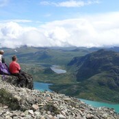 Utsikt fra Besseggen (Foto: Rainer Prang/NRK)