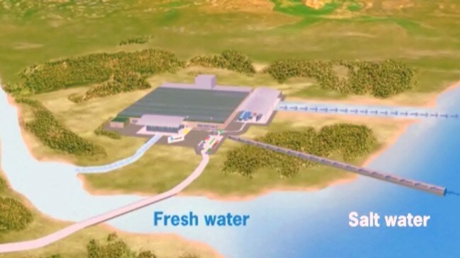 Illustrasjon av saltkraftverk (NRK) Illustrasjon av saltkraftverk (NRK)