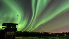 Nordlys - Aurora Borealis (Foto: JOHN HAGEN/AP) Nordlys - Aurora Borealis (Foto: JOHN HAGEN/AP)