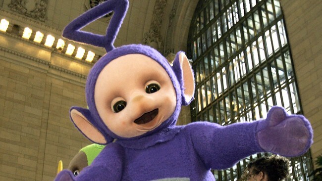Teletubbien Tinky-Winky (Foto: TIMOTHY A. CLARY/AFP) Teletubbien Tinky-Winky (Foto: TIMOTHY A. CLARY/AFP)