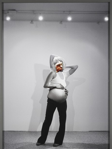 Utsnitt av «Bruised» av Vibeke Tandberg (Foto: Nasjonalmuseet) Utsnitt av «Bruised» av Vibeke Tandberg (Foto: Nasjonalmuseet)