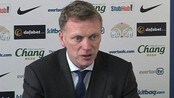 Følelsesladet Everton-avskjed for Moyes - Pressekonferanse med David Moyes etter 2-0 seieren over West Ham. Dette var hans siste kamp på Goodison Park som Everton-manager. Moyes tar over Manchester United etter denne sesongen. 
