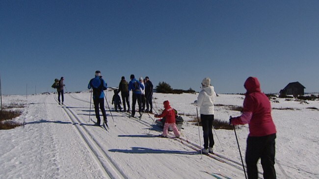 Skitur (Foto: Arne Sørenes/NRK) Skitur (Foto: Arne Sørenes/NRK)