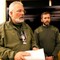 Kommunikasjonssjef John Espen Lien og nestleder ved øvelsen Cold Response, Per Rostad (t.h), offentliggjorde på pressekonferansen i Bardufoss navnene på de fem som var ombord i det savnede Hercules-flyet.
