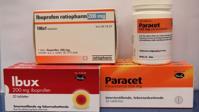 Smertestillende tabletter (Foto: Karina Jørgensen/NRK) Smertestillende tabletter (Foto: Karina Jørgensen/NRK)