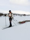 Kvisting av skiløype i Trollheimen (Foto: Trondhjems Turistforening) Kvisting av skiløype i Trollheimen (Foto: Trondhjems Turistforening)