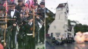 17. mai i Bergen i 1993 - Regn, salutt frå Skansen, buekorps, lange 17. mai-sløyfer. Slik var 17. mai i Bergen i 1993.