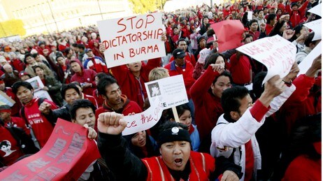 Burma-demonstrasjon i Oslo (Foto: Junge, Heiko/SCANPIX)