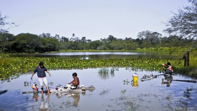 Yakye Axa urfolk, Paraguay (Foto: FELIPE GONZALEZ/Afp) Yakye Axa urfolk, Paraguay (Foto: FELIPE GONZALEZ/Afp)