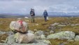 Vandring på Hardangervidda .