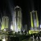 Lasershow rundt komplekset Grozny City. Lasershow rundt komplekset Grozny City.