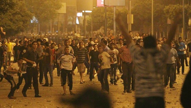 Sammenstøt i Kairo. (Foto: Ahmed Ali/Ap) Sammenstøt i Kairo. (Foto: Ahmed Ali/Ap)