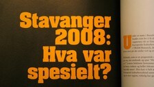 Stavanger 2008 Bok  (Foto: Wenche Lamo Hadland/NRK)