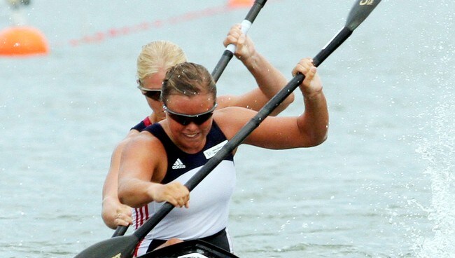  Lisa Sheriff (foran) og Ellen Fevang(bak). (Foto: Djorovic, Aleksandar / SCANPIX/SCANPIX)