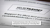 Kritikk fra Helsetilsynet (Foto: Grafikk/Leif Dalen/NRK) Kritikk fra Helsetilsynet (Foto: Grafikk/Leif Dalen/NRK)