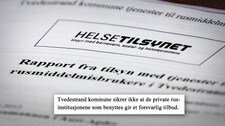 Kritikk fra Helsetilsynet (Foto: Grafikk/Leif Dalen/NRK)