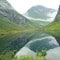 TÅKE: Sommer i Norge. Sol og regn og tåke om en annen.