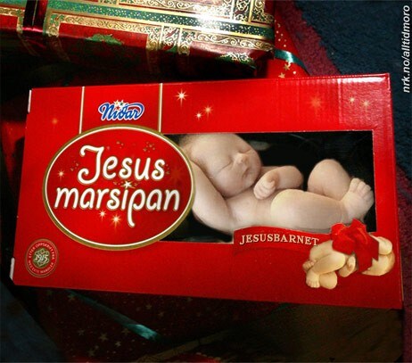 jesus-marsipan (Foto: Fotofikling: Alltid Moro) jesus-marsipan (Foto: Fotofikling: Alltid Moro)