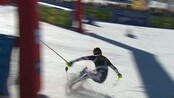 Mario Matt hektet fra pallplassering - Mario Matt ledet etter 1.omgang, men en hekt i nest siste port gav diskvalifisjon, og tredjeplass til Henrik Kristoffersen.