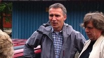 Stoltenberg i Kvam (Foto: Reidar Gregersen/NRK)