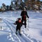 Martin på skitur i Moldemarka med pappa på slep
Martin på skitur i Moldemarka med pappa på slep