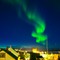 Dette nordlysbildet tok Daniel Riibe i Tromsø 4. september i år. Fra Tromsøya med utsikt mot Kroken