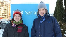 Kristian Fjalsett og Torfinn Thorsen (Foto: Janne Aateigen/NRK)