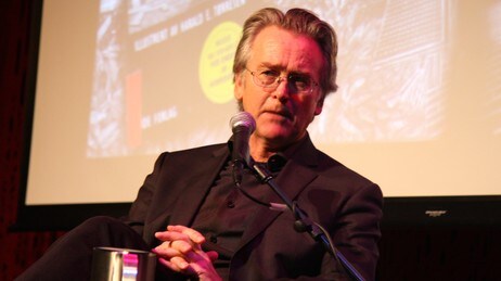 Gunnar Staalesen på Litteraturhuset (Foto: Hege Fagerheim/NRK) Gunnar Staalesen på Litteraturhuset (Foto: Hege Fagerheim/NRK)