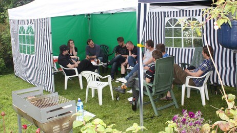 Campen på Skjemtegaukfestivalen (Foto: Geir Sindre Breivik/Skjemtegaukfestivalen)