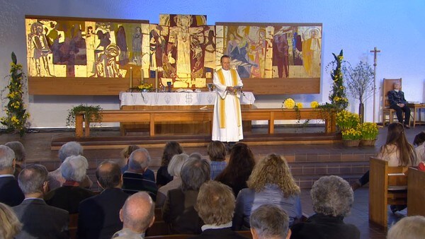 Påskegudstjeneste i Holmen kirke i Asker