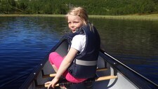 I kano i Rondane (Foto: Aurora Arnkværn)