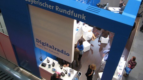Stand Bayerischer Rundfunk Medientage München (Foto: Jon-Annar Fordal/NRK ) Stand Bayerischer Rundfunk Medientage München (Foto: Jon-Annar Fordal/NRK )