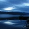 Dette bildet er tatt midt i Hardangefjorden en sen sommerdag. Vannet var knallgrønt på grunn av alger, skriver fotografen.