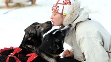 Maria Sparbo hundekjøring (Foto: Allan Klo)