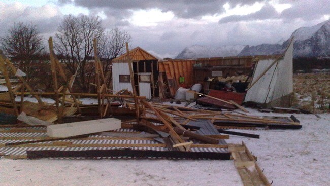 «Yngves» stormskader (Foto: John Inge Johansen/NRK)